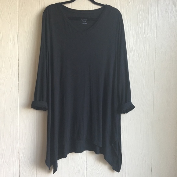 LOGO Lori Goldstein Tops - LOGO Layers V-Neck Top